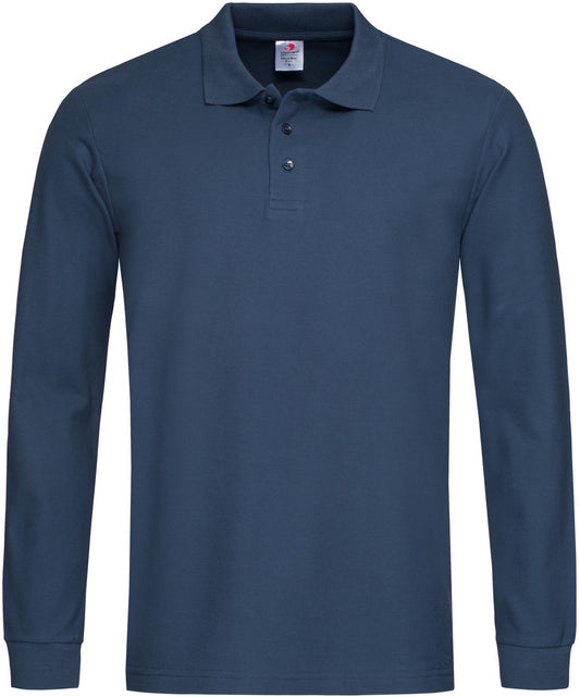 Stedman Classic L/S Cotton Polo - Navy