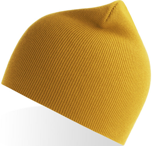 Atlantis Yala Organic Beanie W/O Turn Up - Mustard