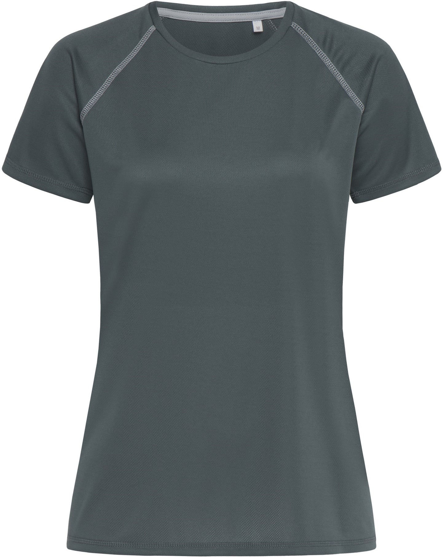 Stedman Active Sports Team Raglan T Ladies - Granite Grey