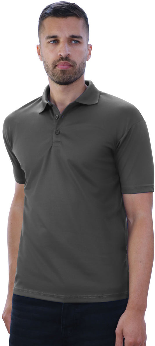 Casual Original Tech Pique Polo - Charcoal