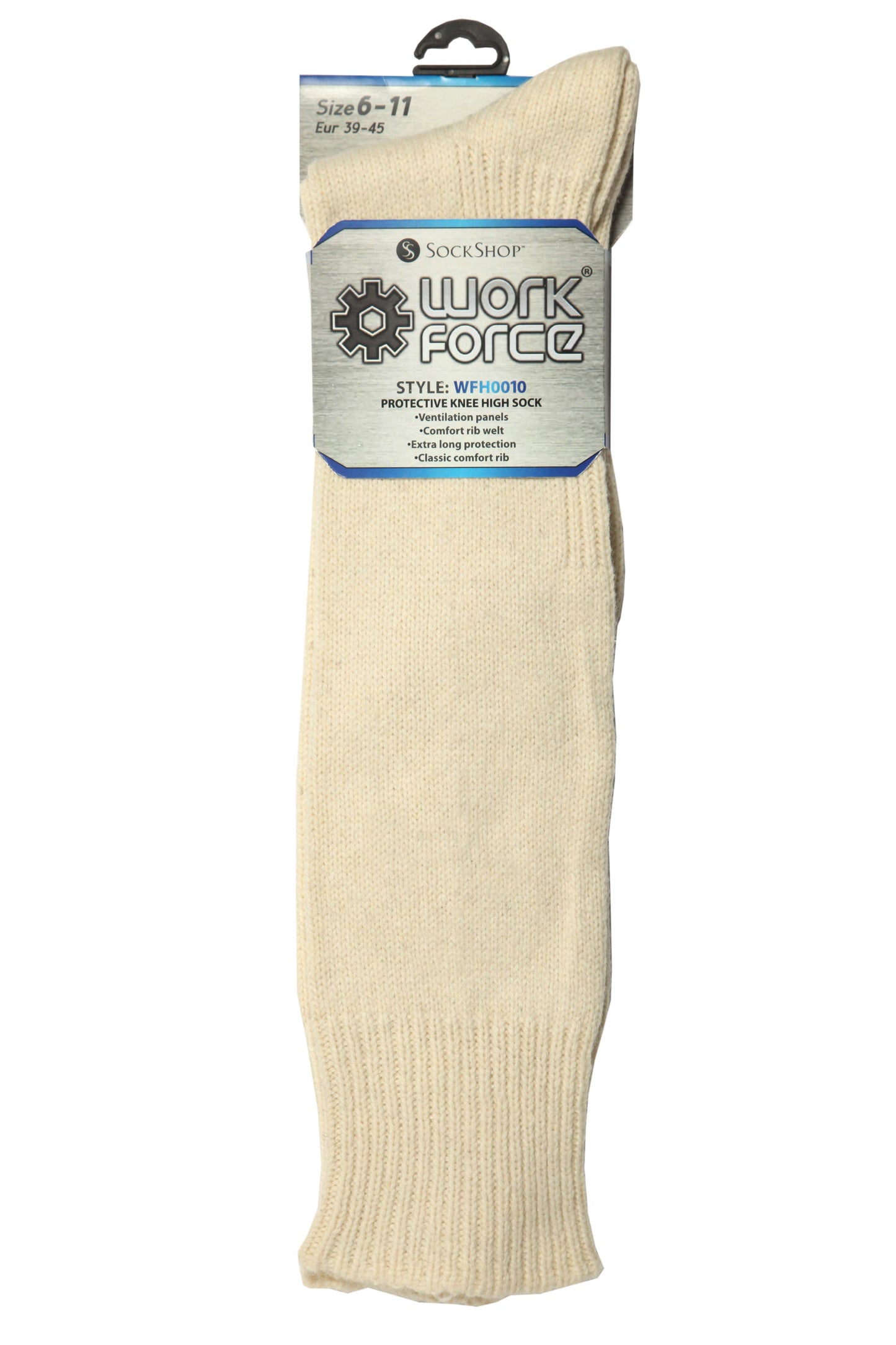Work Force Sea Boot Sock - Natural