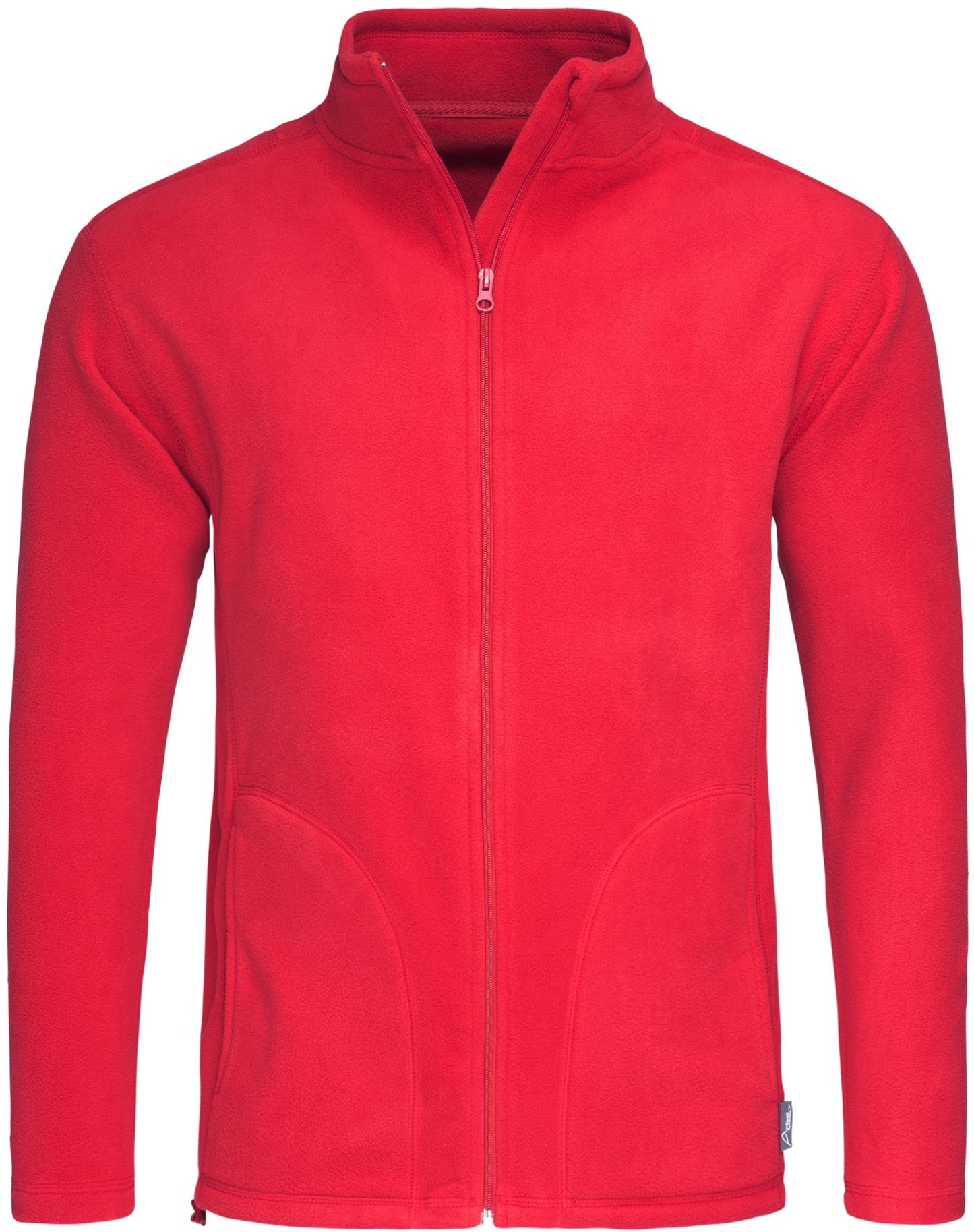 Stedman Active Outdoor Full Zip Fleece - Scarlet Red