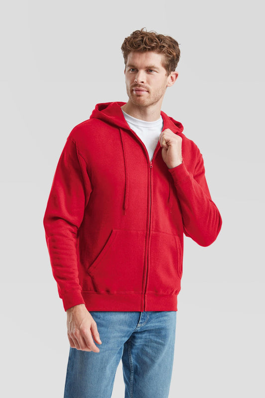 FotL Classic Zip Hood Mens - Red