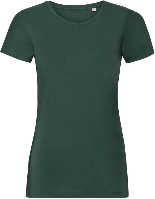 Russell Pure Organic T Ladies - Bottle Green
