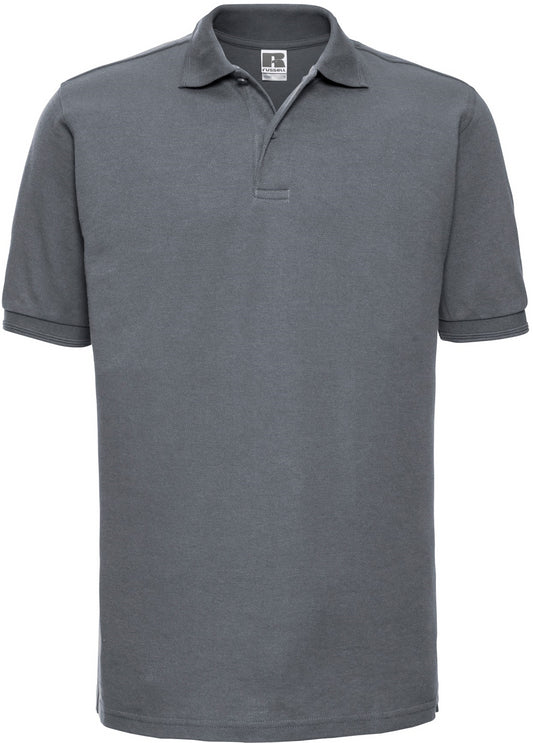 Russell Hardwearing Polycotton Polo Mens - Convoy Grey