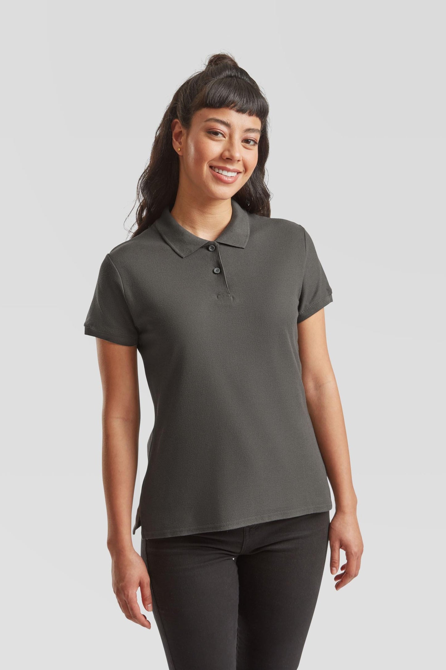 FotL Premium Polo Ladies - Light Graphite