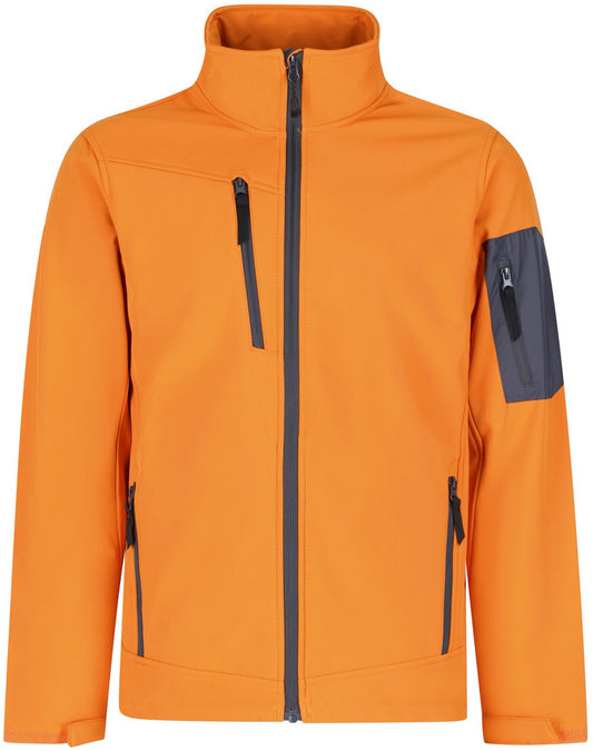 Regatta Standout Arcola 3 Layer Softshell - Sun Orange/Seal Grey