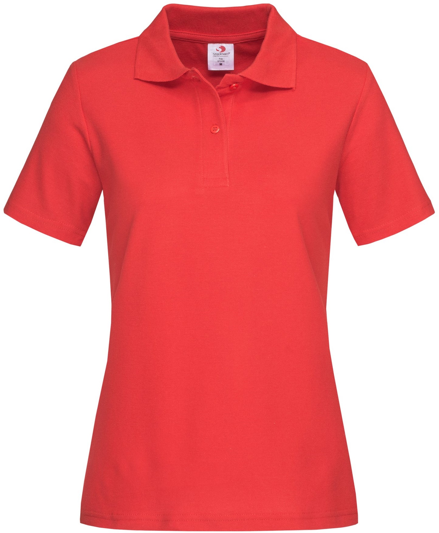 Stedman Classic Cotton Polo Ladies - Scarlet Red