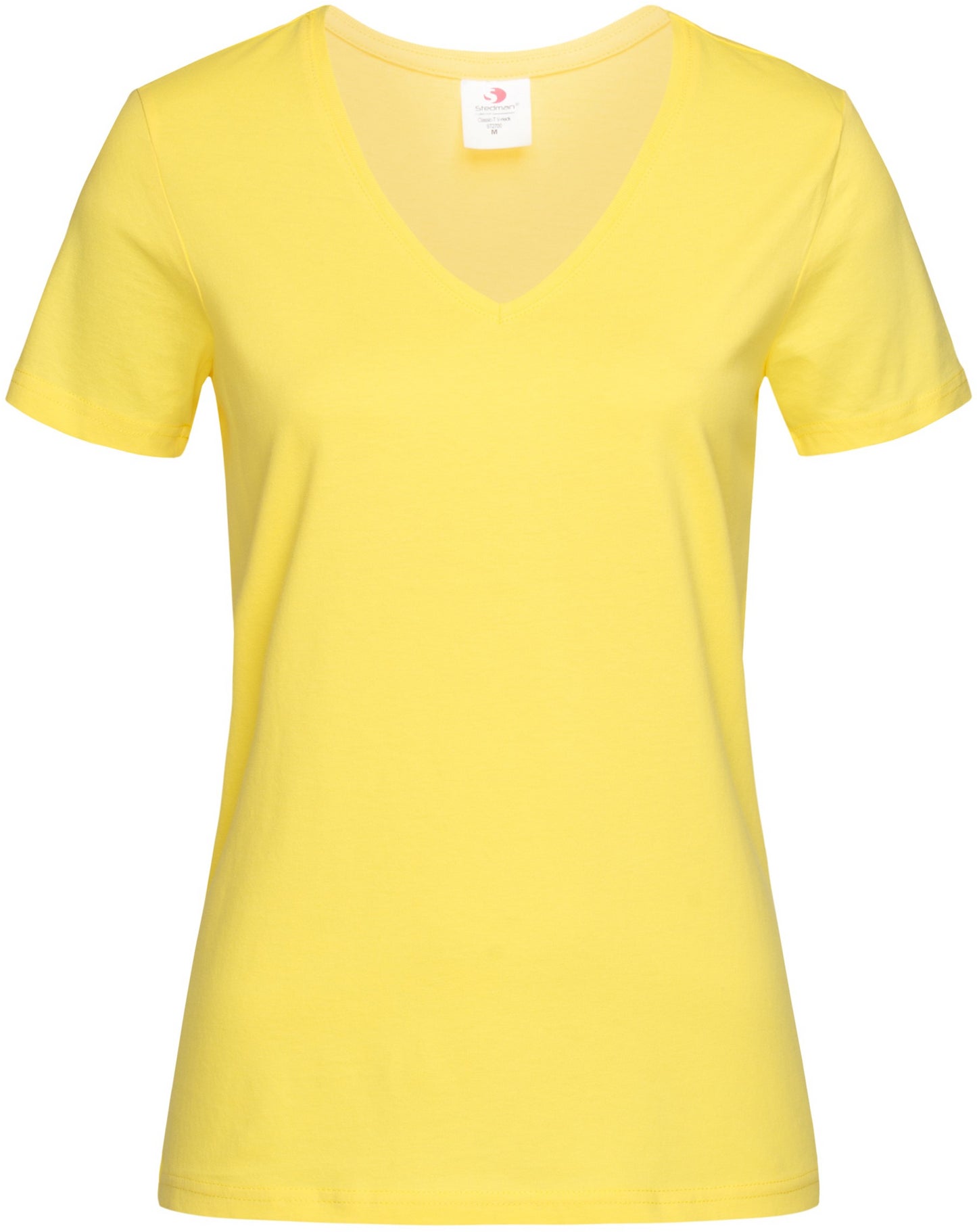 Stedman Classic Ladies V Neck T-Shirt - Yellow