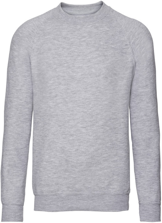 Russell Classic Youth Raglan Sweat - Light Oxford