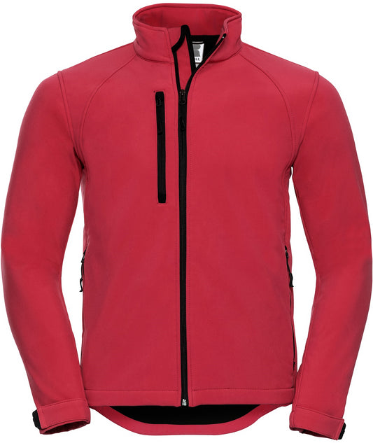 Russell Softshell Mens Jacket - Classic Red