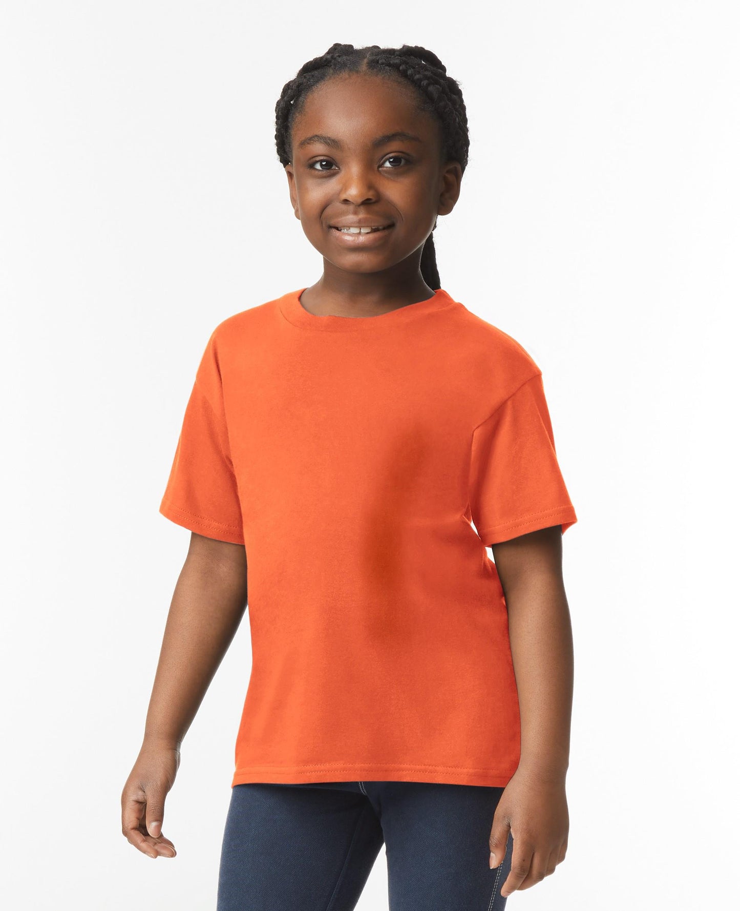 Gildan Youths Ringspun T Shirt - Orange