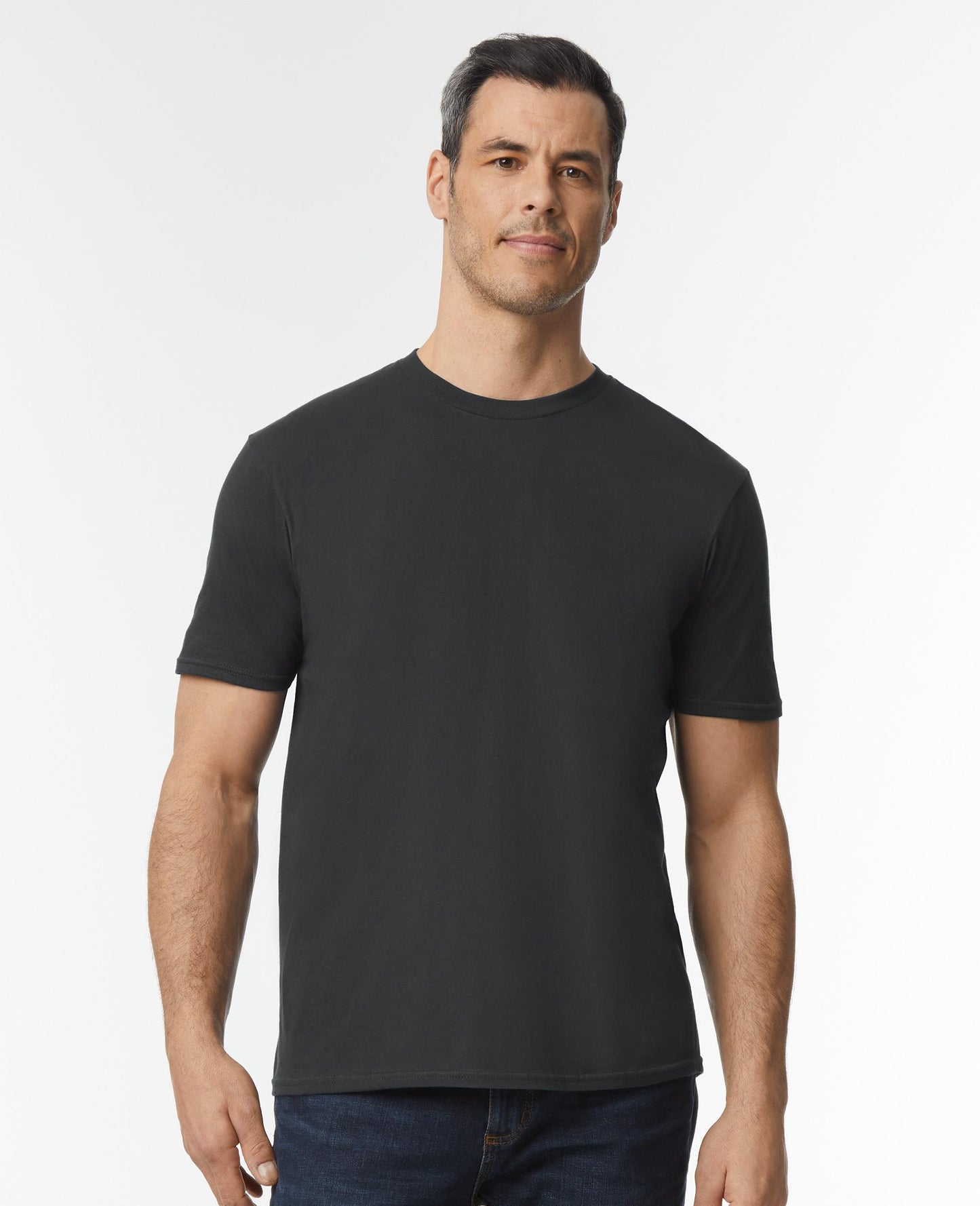 Gildan Softstyle Enzyme Washed T - Smoke