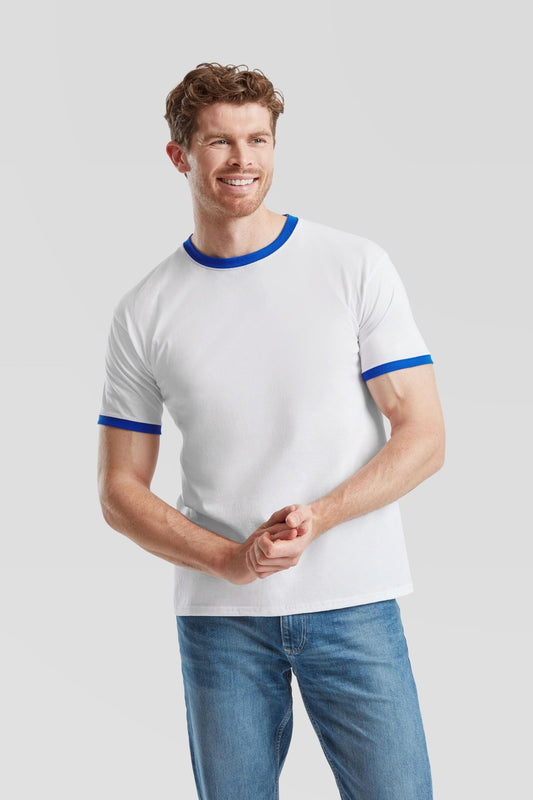 FotL Valueweight Ringer T - White/Royal