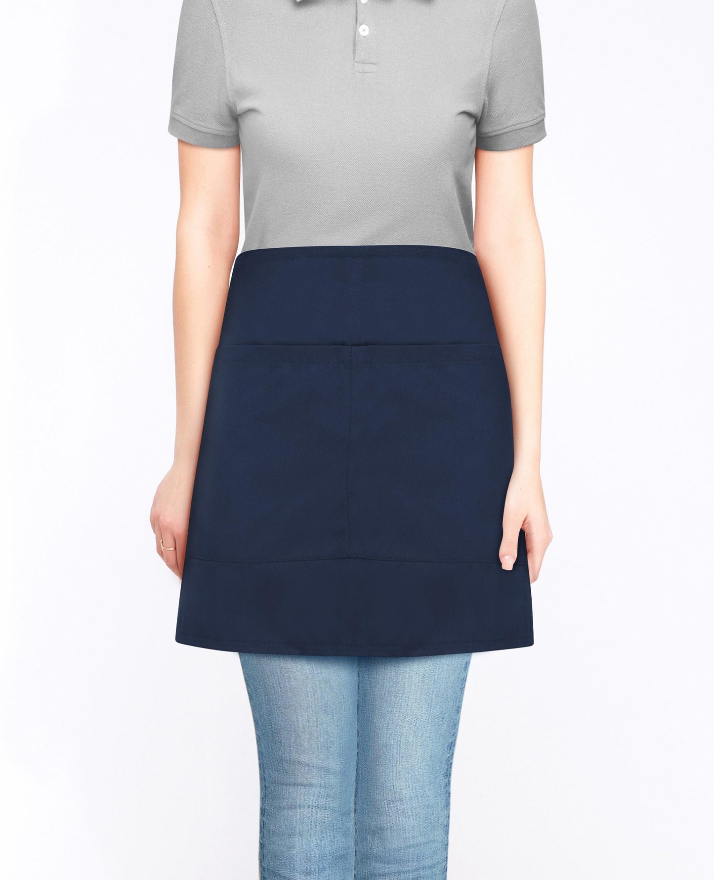 AA Workwear Waist Apron With Pocket - Navy