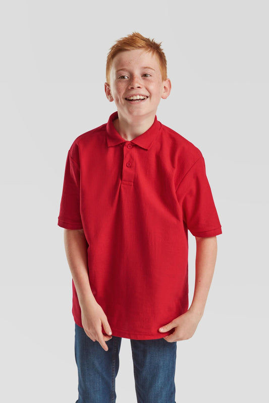 FotL Kids Polo 65/35 - Red