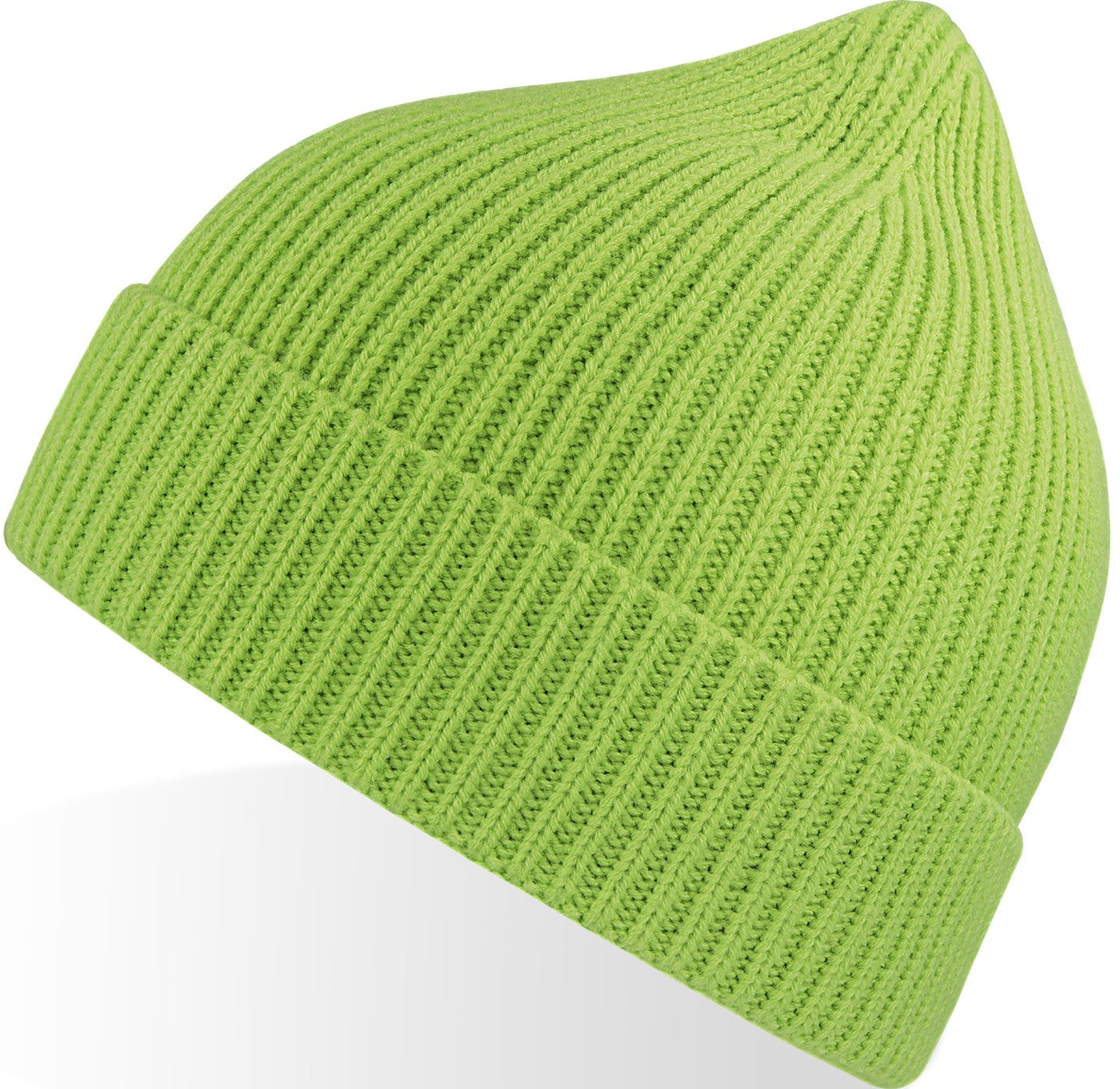 Atlantis Andy Recycled Polyester Acrylic Beanie - Acid Green