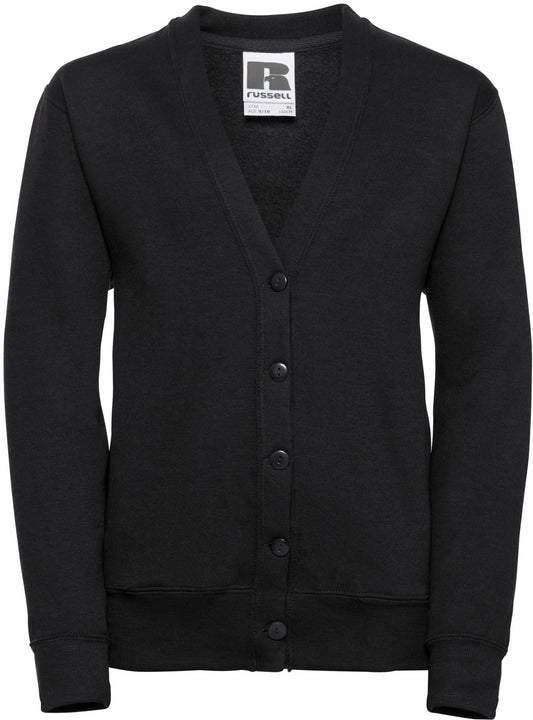 Russell Sweatshirt Cardigan Youths - Black