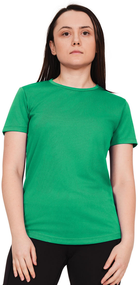 Casual Original Tech T Shirt Ladies - Kelly Green