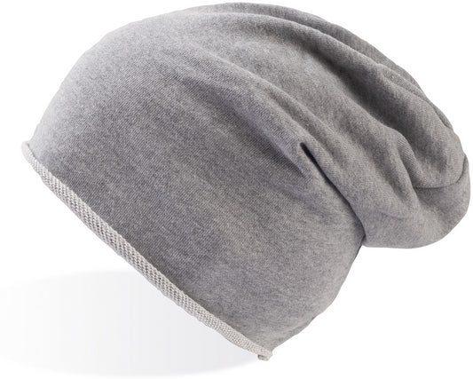 Atlantis Brooklin Raw Edge Jersey Beanie - Grey