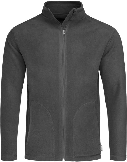 Stedman Active Outdoor Full Zip Fleece - Grey Steel