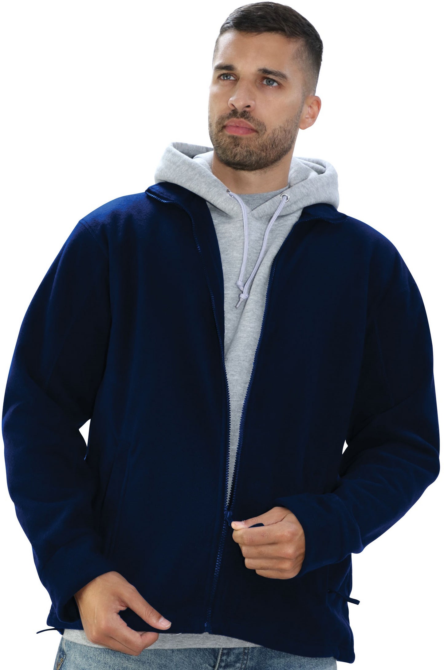 AA Alaska Full Zip Fleece - Navy