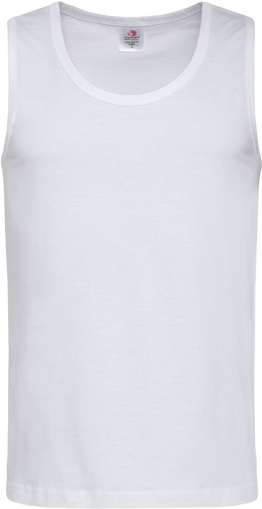 Stedman Classic Mens Tank Top - White