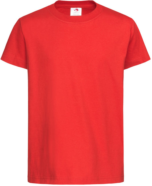 Stedman Classic Organic Youths T - Scarlet Red