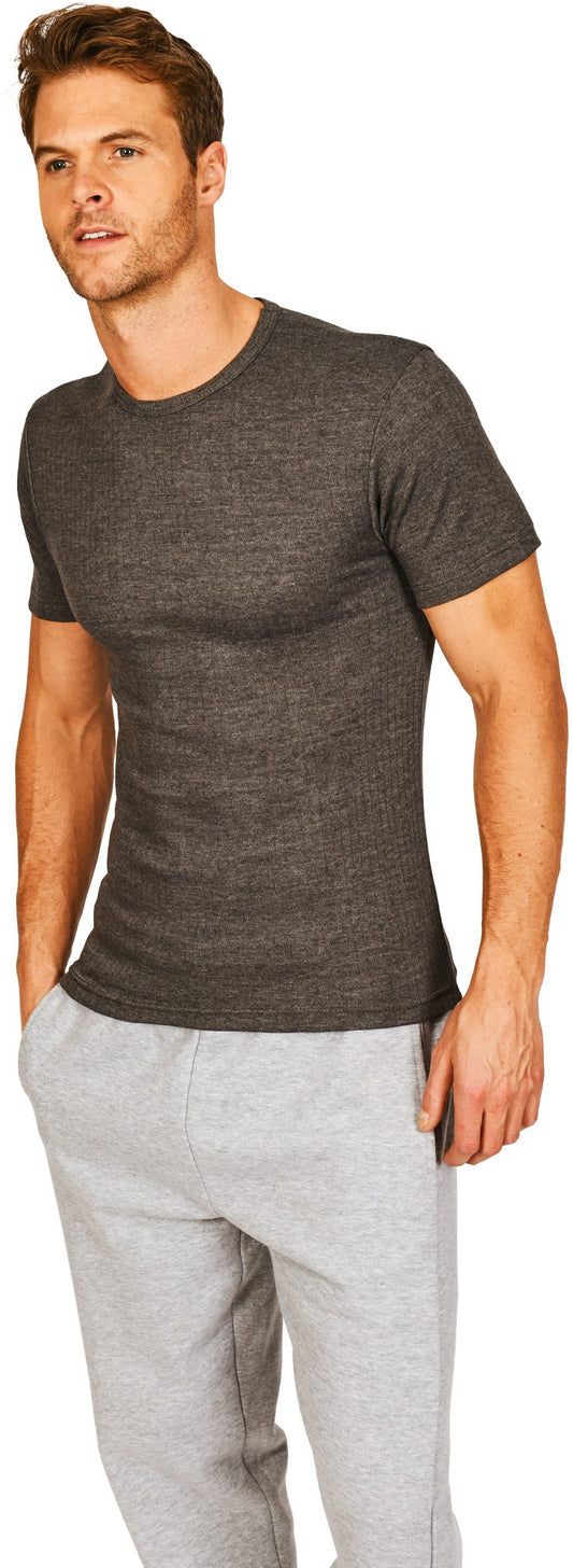 AA Thermal Short Sleeve T - Charcoal