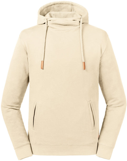 Russell Pure Organic High Collar Hood Sweat - Natural