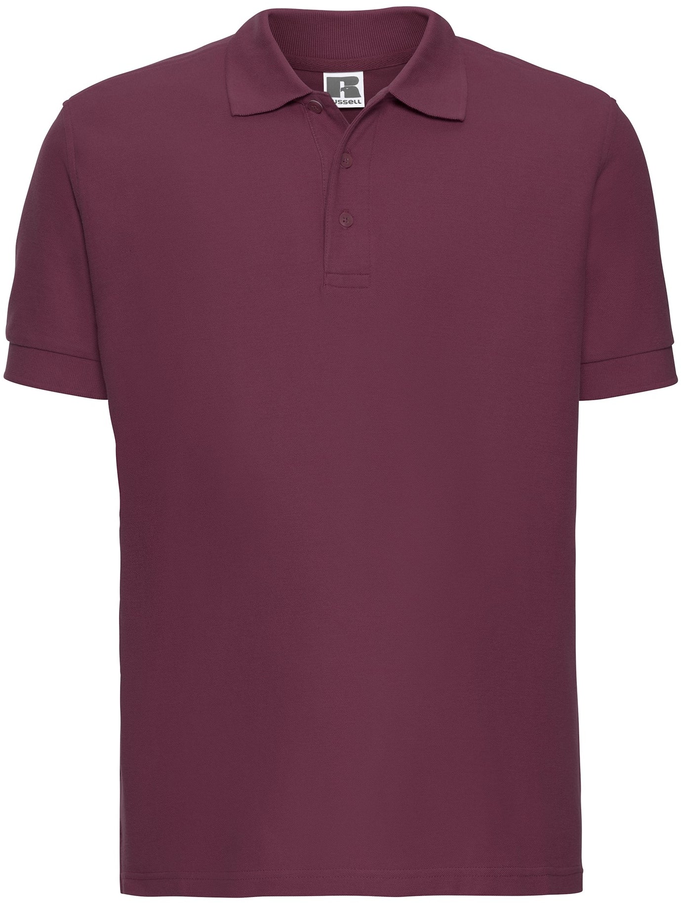 Russell Ultimate Cotton Polo - Burgundy