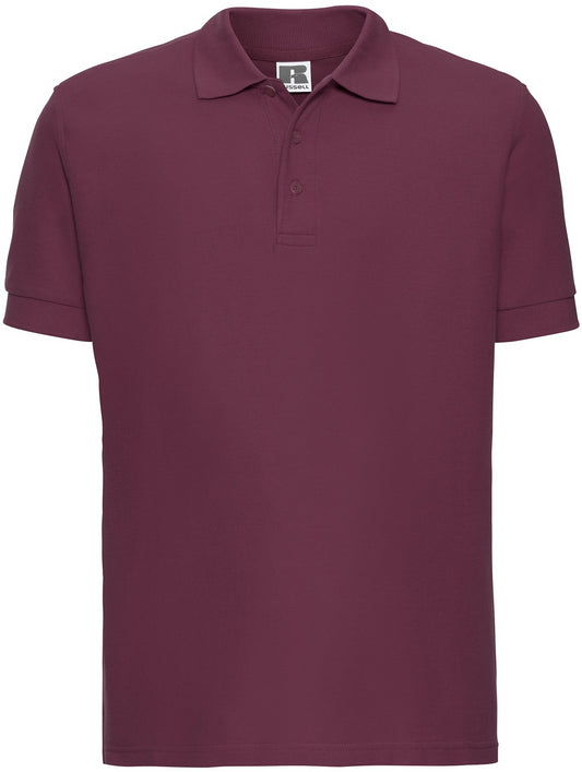 Russell Ultimate Cotton Polo - Burgundy