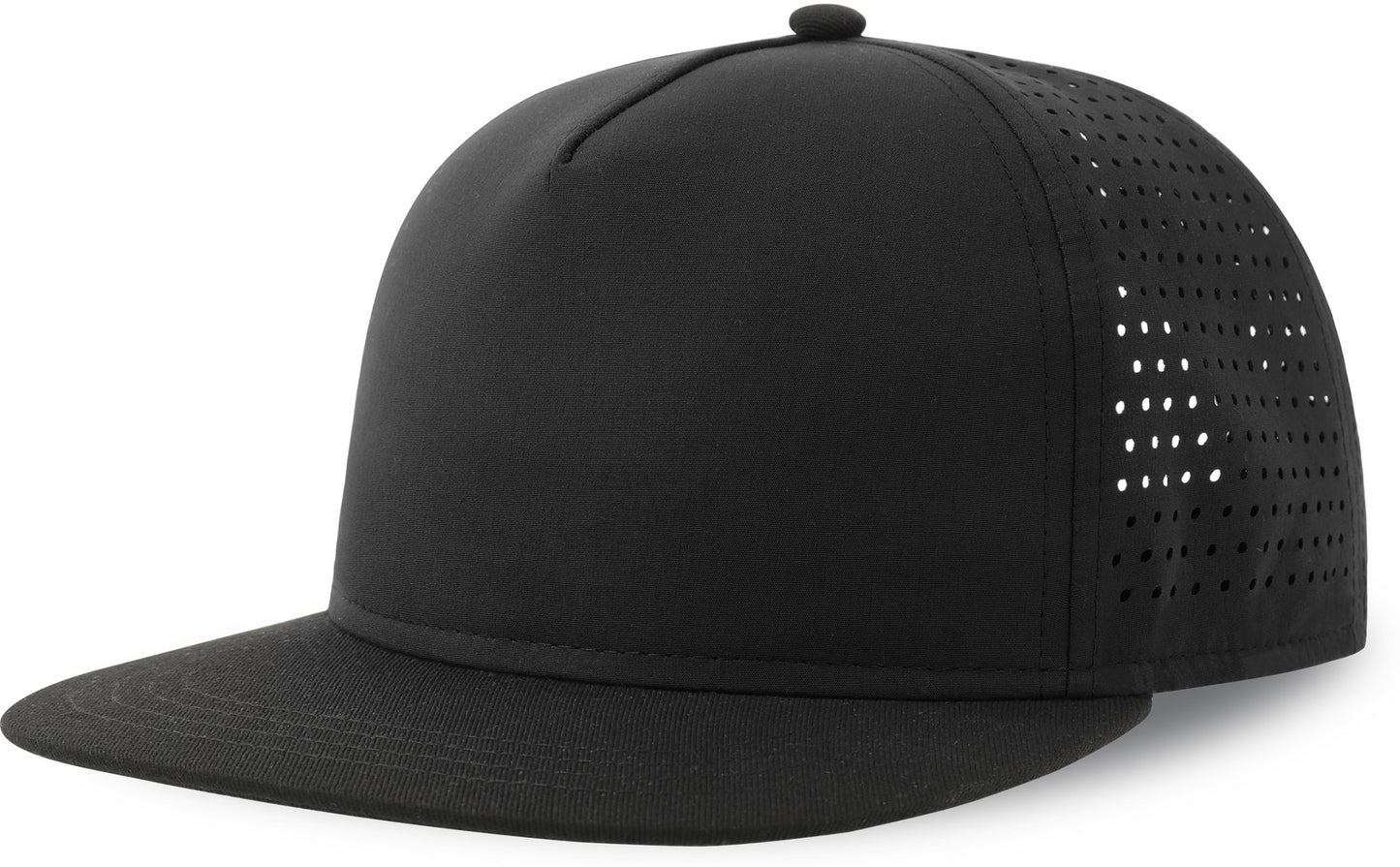 Atlantis Bank Five S Recycled Snap Back Cap - Black/Black