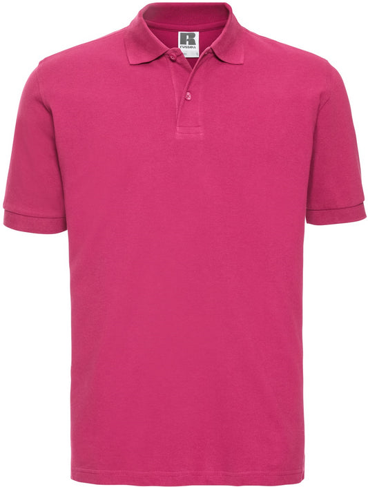 Russell Classic Cotton Polo Mens - Fuchsia