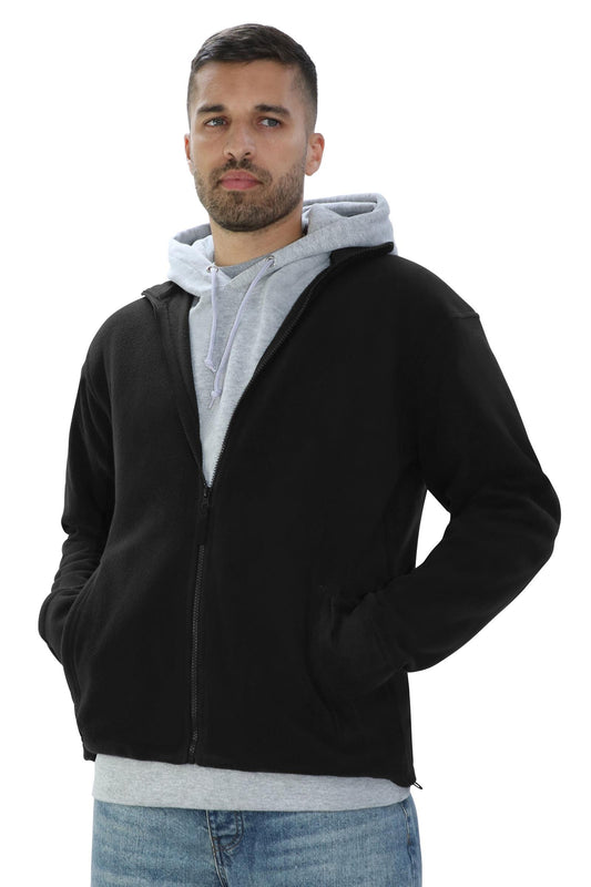 AA Brumal Full Zip Fleece - Black Opal