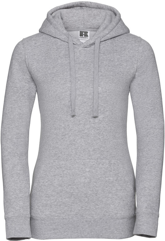 Russell Authentic Hooded Sweat Ladies - Light Oxford