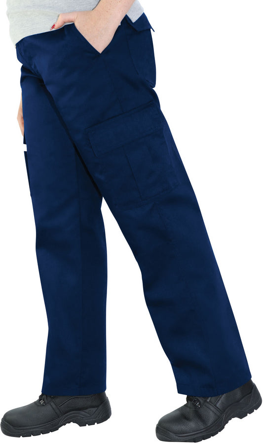 AA Workwear Ladies Cargo Trouser - Navy