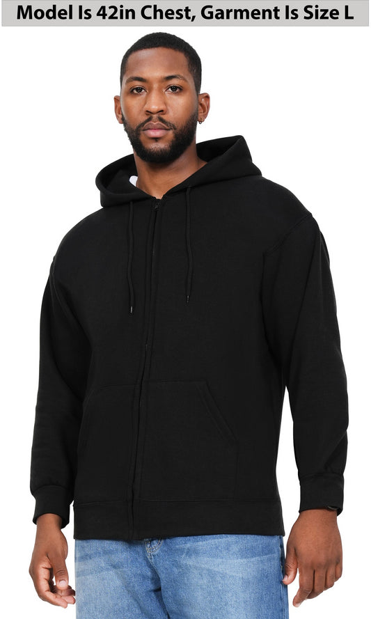 AA Zip Thru Hood - Black