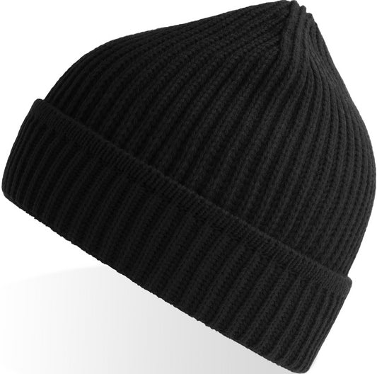 Atlantis Maple Polylana Heavy Guage Beanie - Black