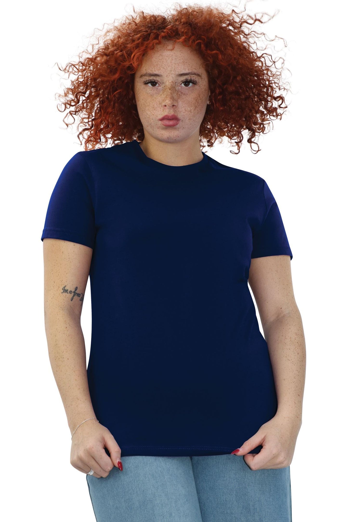 Casual Ringspun Classic T Ladies 150 - Navy