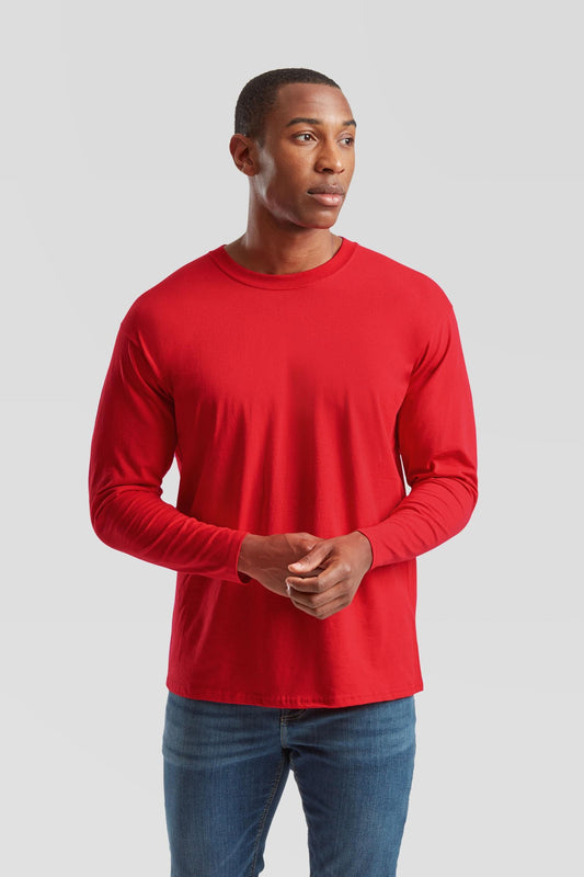 FotL Valueweight L/S T Adult - Red