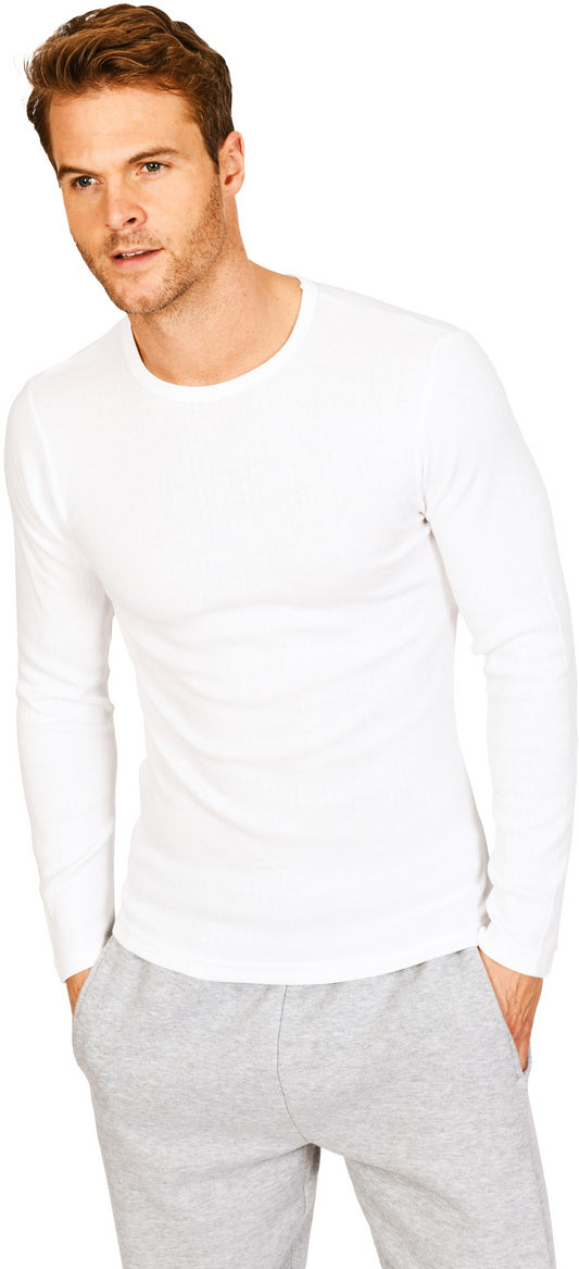 AA Thermal Long Sleeve T - White