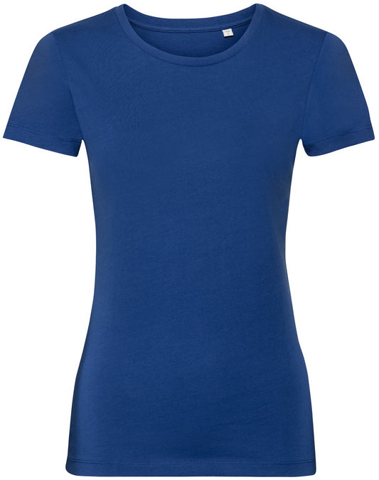 Russell Pure Organic T Ladies - Bright Royal