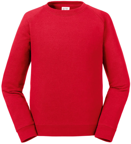 Russell Authentic Raglan Sweat Youths - Classic Red