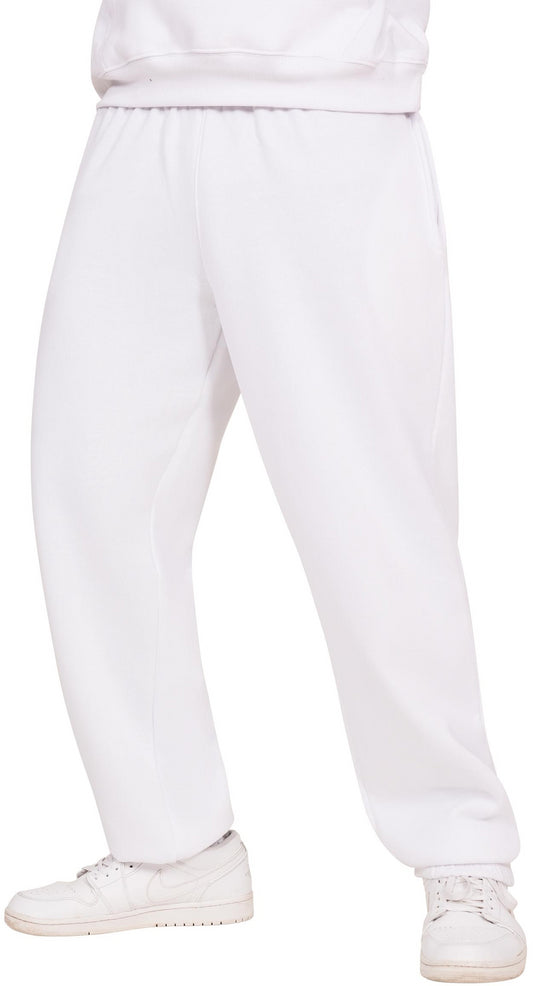 Casual Ringspun Blended Core Oversize 280 Jogpants Regular - White