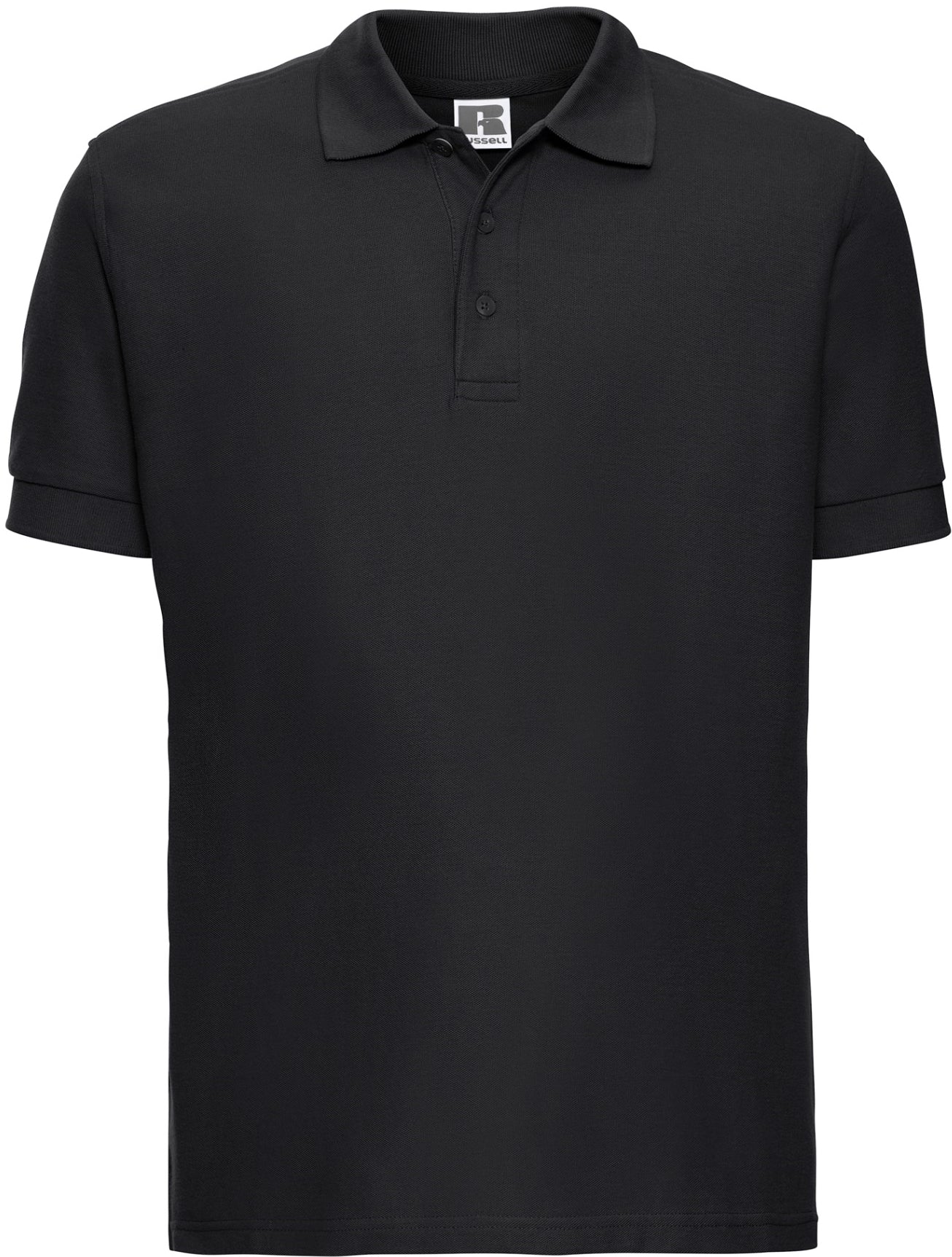 Russell Ultimate Cotton Polo - Black