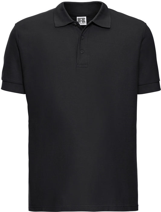 Russell Ultimate Cotton Polo - Black