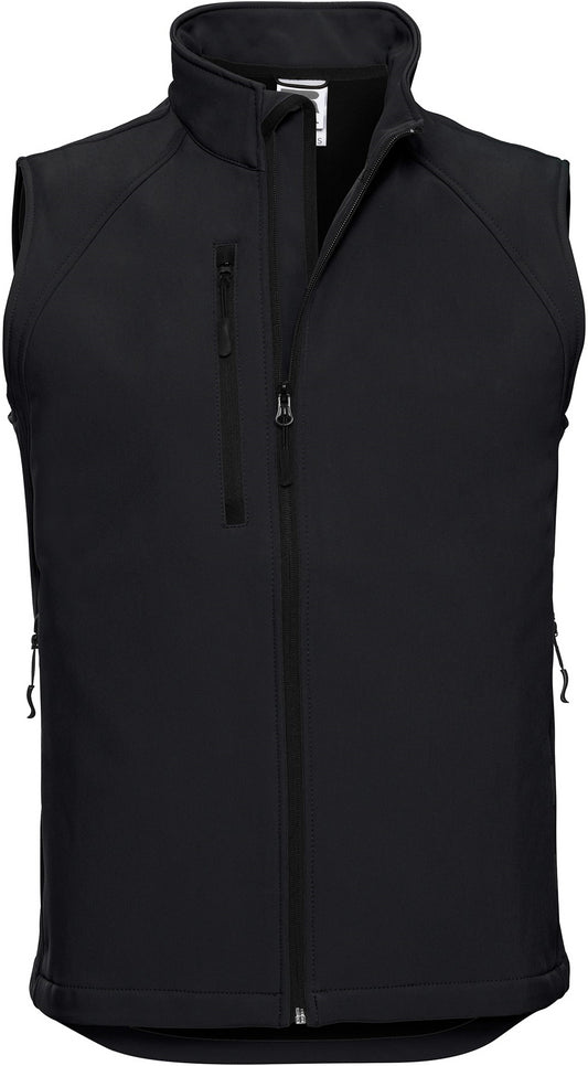 Russell Softshell Gilet Mens - Black