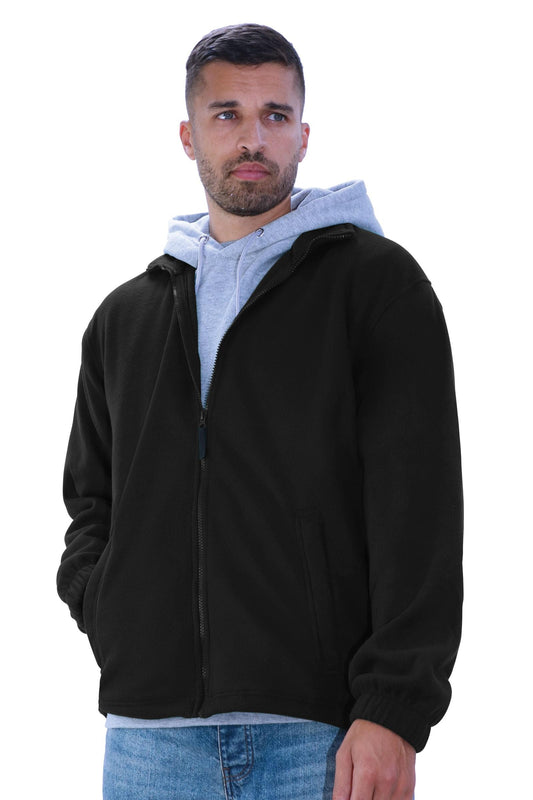 AA Heritage Full Zip Fleece - Black Opal