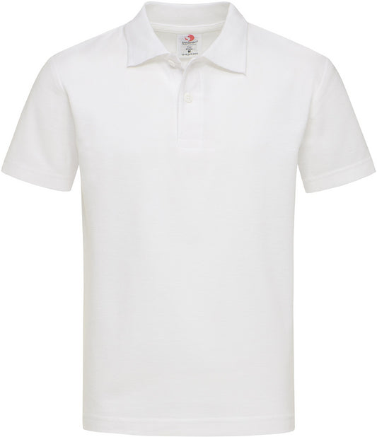 Stedman Classic Cotton Polo Youth - White